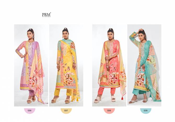 The Hues By Prm Of Summer Cotton Dress Material Catalog
